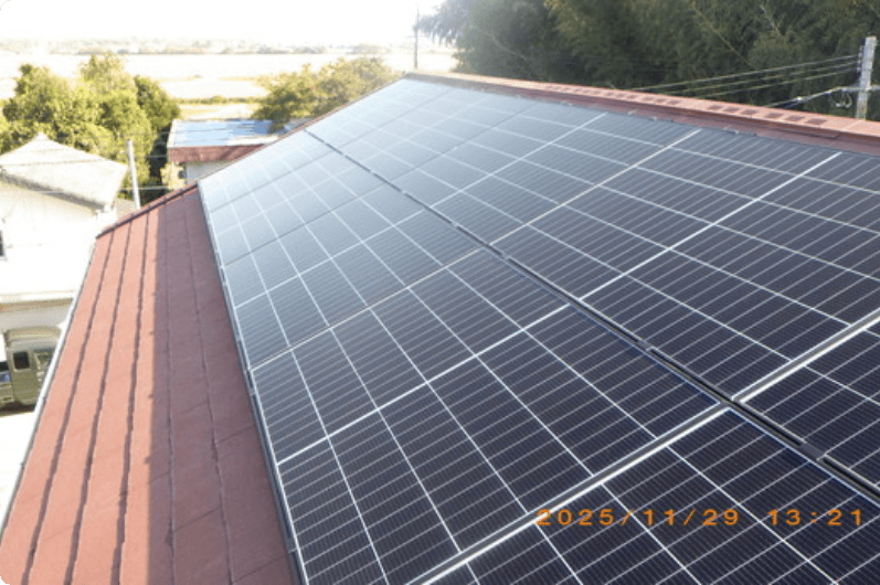 施工事例 太陽光発電1