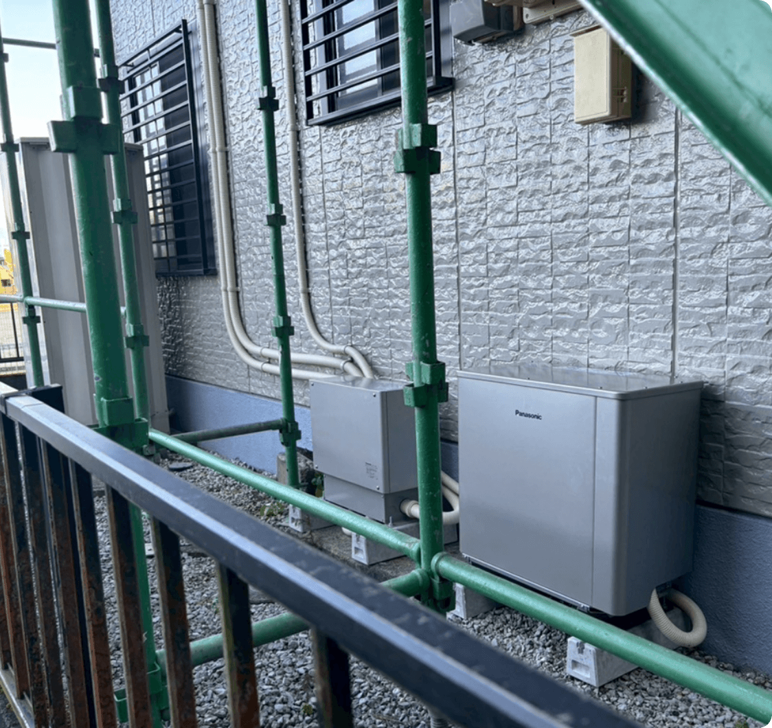 施工事例 蓄電池2