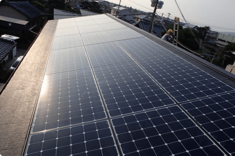 施工事例 太陽光発電1