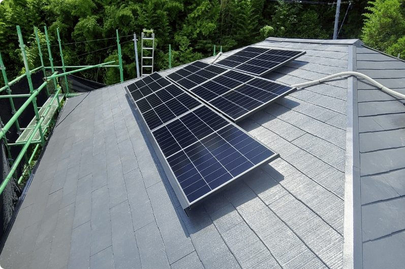 施工事例 太陽光発電1