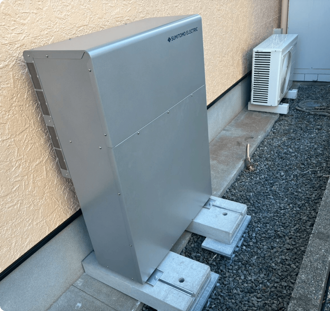 施工事例 蓄電池1